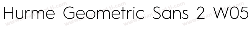 Hurme Geometric Sans 2 W05 Rg字体转换